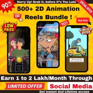 500+ Viral 2D Animation Reels Bundle