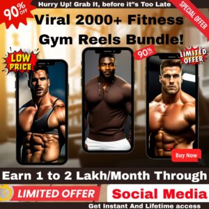 Viral 2000+ Fitness Gym Reels Bundle